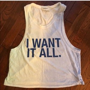 SoulCycle I Want It All Tank